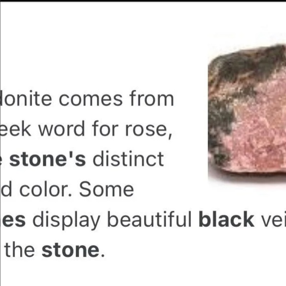 NEW GORGEOUS RHODONITE NECKLACE - Picture 7 of 10